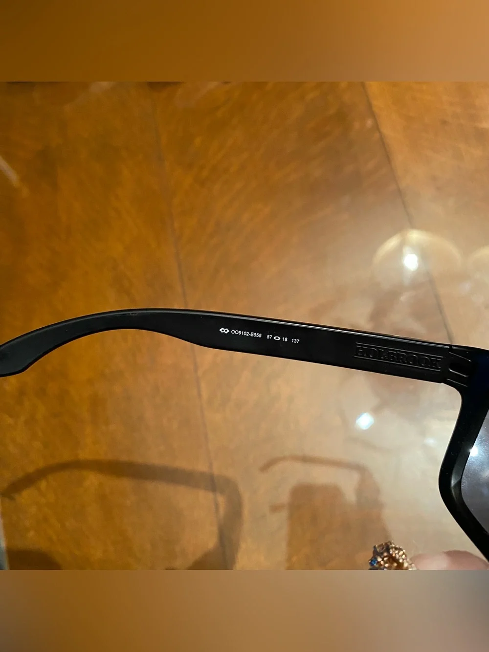 Oakley Holbrook Sunglasses Matte Black USA Flag Logo OO9102-E655 Mens